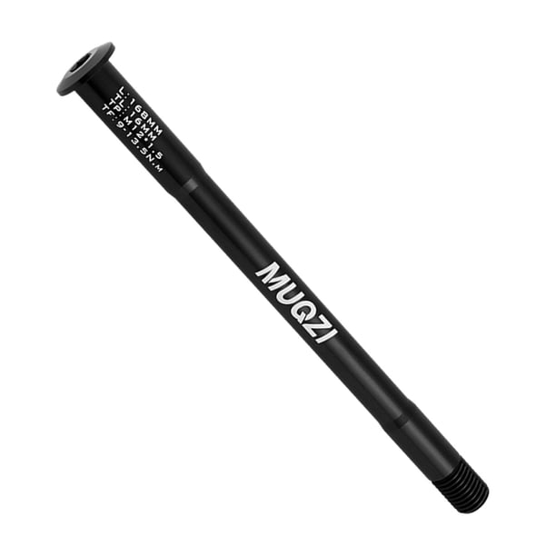 Eje De Horquilla De Bicicleta, Reparación Ligera, Reemplazo De Bicicleta, Horquilla Delantera A Través Del Eje, Color Negro L 168mm