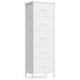 thumbnail image 1 of Cómoda SONGMICS para Dormitorio, Cajonera de Acero y MDF, 5 Cajones de Tela No Tejida, Organizador de Almacenamiento, Armario, Entrada, Blanco Nube y Blanco Nieve ULGS315W01S, 1 of 6