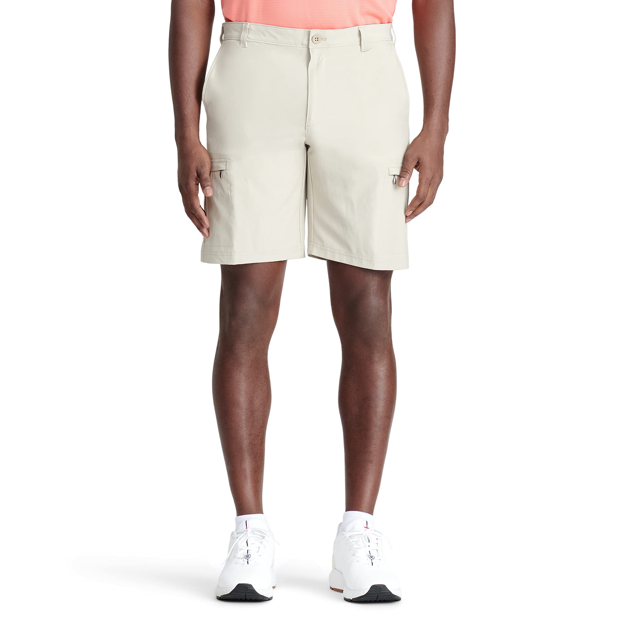Shorts De Golf Cargo Izod Swingflex Rojo Caqui Talle 29