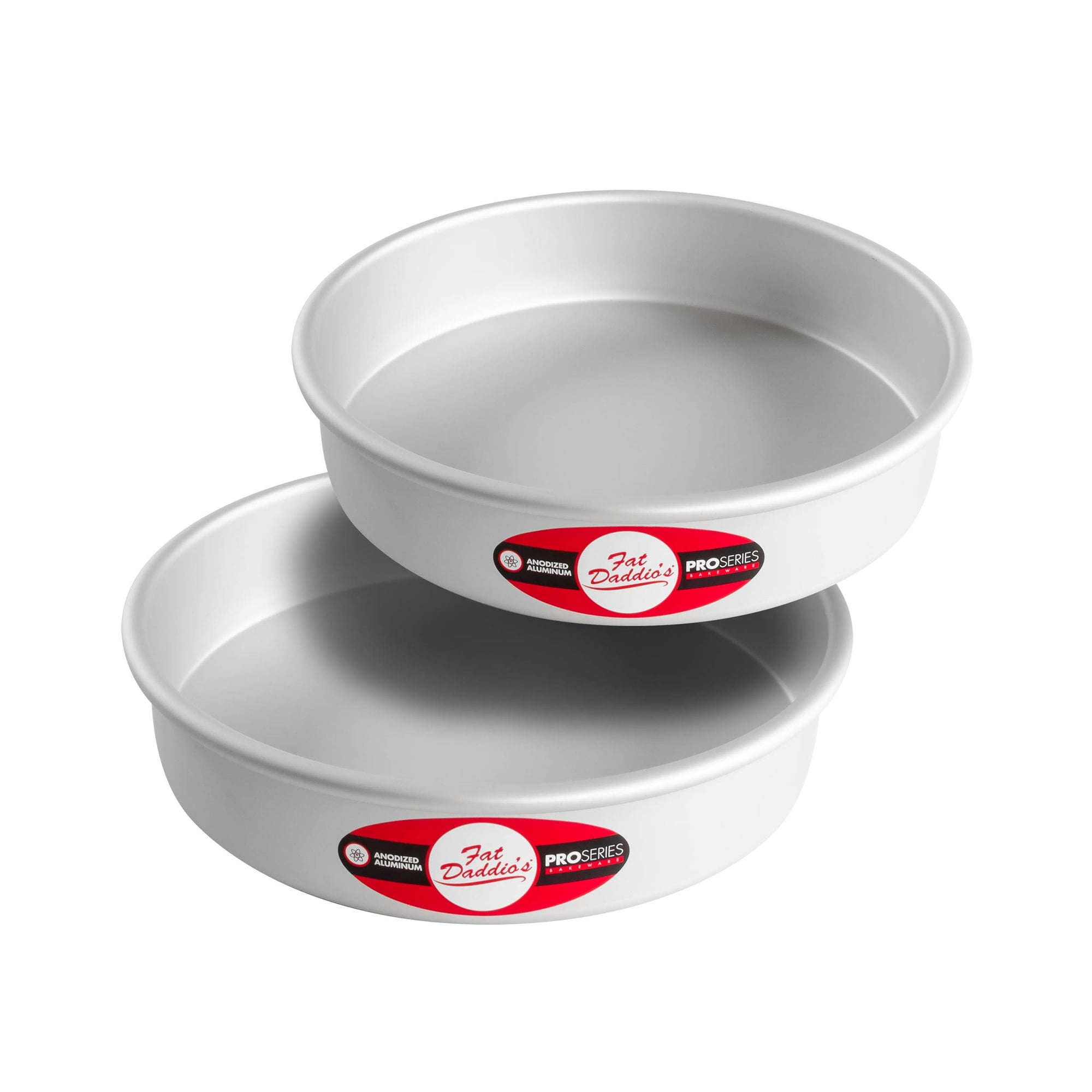 Moldes Para Tartas Fat Daddio's De Aluminio Anodizado Redondos De 22,9 Cm, 2 Unidades