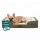 thumbnail image 1 of Cama Ortopédica Furhaven Mediana Verde Funda Lavable, 1 of 3
