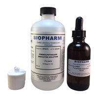 Biopharm - Solución Indicadora De Ph De Fenolftaleína Al 1%, Botella De 250 Ml