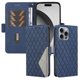 thumbnail image 5 of Funda Cartera para iPhone 16 Pro Max con Tarjetero Soporte y Correa Azul, 5 of 6