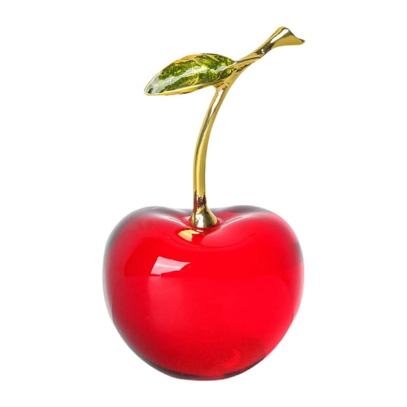 Estatua De Cereza De Fruta, Decoración De Escritorio Para Salpicadero De Coche, Sala De Estar Y Dormitorio