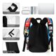 thumbnail image 5 of Autobús Bebé Babybus-theme Backpack, Campus style schoolbag Bookbag with Adjustable Shoulder Straps And Large Zip Compartment, Unisex Travel Bags.42x30x15cm, 5 of 6