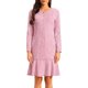 thumbnail image 1 of INSPIRE CHIC Vestido de Mujer Bodycon Sirena Tweed Manga Larga Elegante Cóctel Cola de Pescado M Rosa, 1 of 5