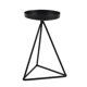 thumbnail image 4 of Candelero Geométrico De Hierro Soporte Candelabro Decoración De Ba?o Negro M, 4 of 5