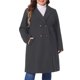 thumbnail image 1 of Abrigos largos de mujer talla grande de Agnes Orinda con solapa con muescas, abrigo de invierno de doble botonadura con bolsillos 2X gris oscuro, 1 of 6