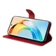 thumbnail image 3 of Funda Billetera para Honor X9B con Porta Tarjetas y Soporte Ajustable Rojo, 3 of 5