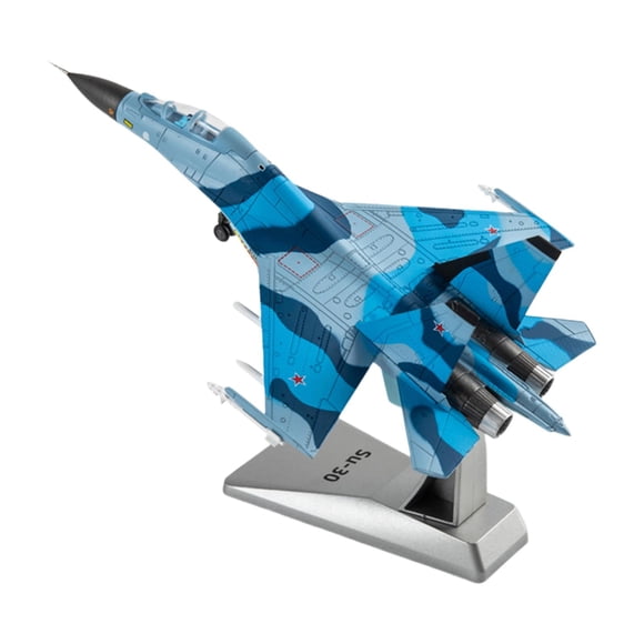 American 1/72 Scale Aircraft F-35B Fighter para Decoración de Escritorio de Habitación , Azul 30