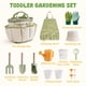 thumbnail image 2 of Set de jardinería ROBOTIME Kids, 17 unidades, con bolsa, delantal y sombrero, 2 of 9
