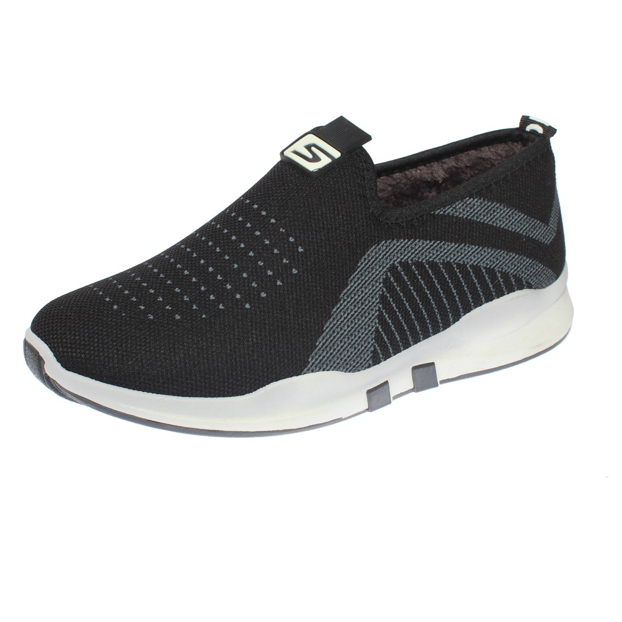 Zapatilla Piel Negro Vía Franca