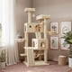 thumbnail image 1 of Condominio Cat Tree Tower SHA CERLIN 165 cm para gatos de interior, color beige, 1 of 9