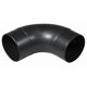 thumbnail image 1 of Conector para manguera de polvo POWERTEC 70105, 4 codos, 90 grados, negro, 1 of 6