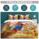 thumbnail image 5 of Super Mario 3-Piece Comforter Set for Bedroom Super Mario Bedding Set for Kids Adults Soft Microfiber Duvet Cover Set with Zipper Closure, 5 of 5