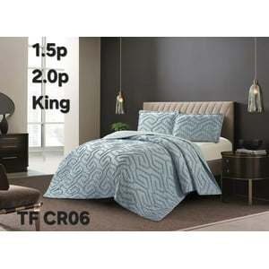 Aladdins Shop - Cobertor De Verano King Plumon Ligero Polialgodón Color Celeste