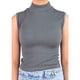 thumbnail image 2 of Top Acanalado Mujer Polera Sin Manga Cuello Alto Fashion 1001, 2 of 5