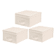 thumbnail image 1 of Pack 3 Cajas Organizadoras Belug Plegables Organización Closet Ropa Accesorios Beige, 1 of 5