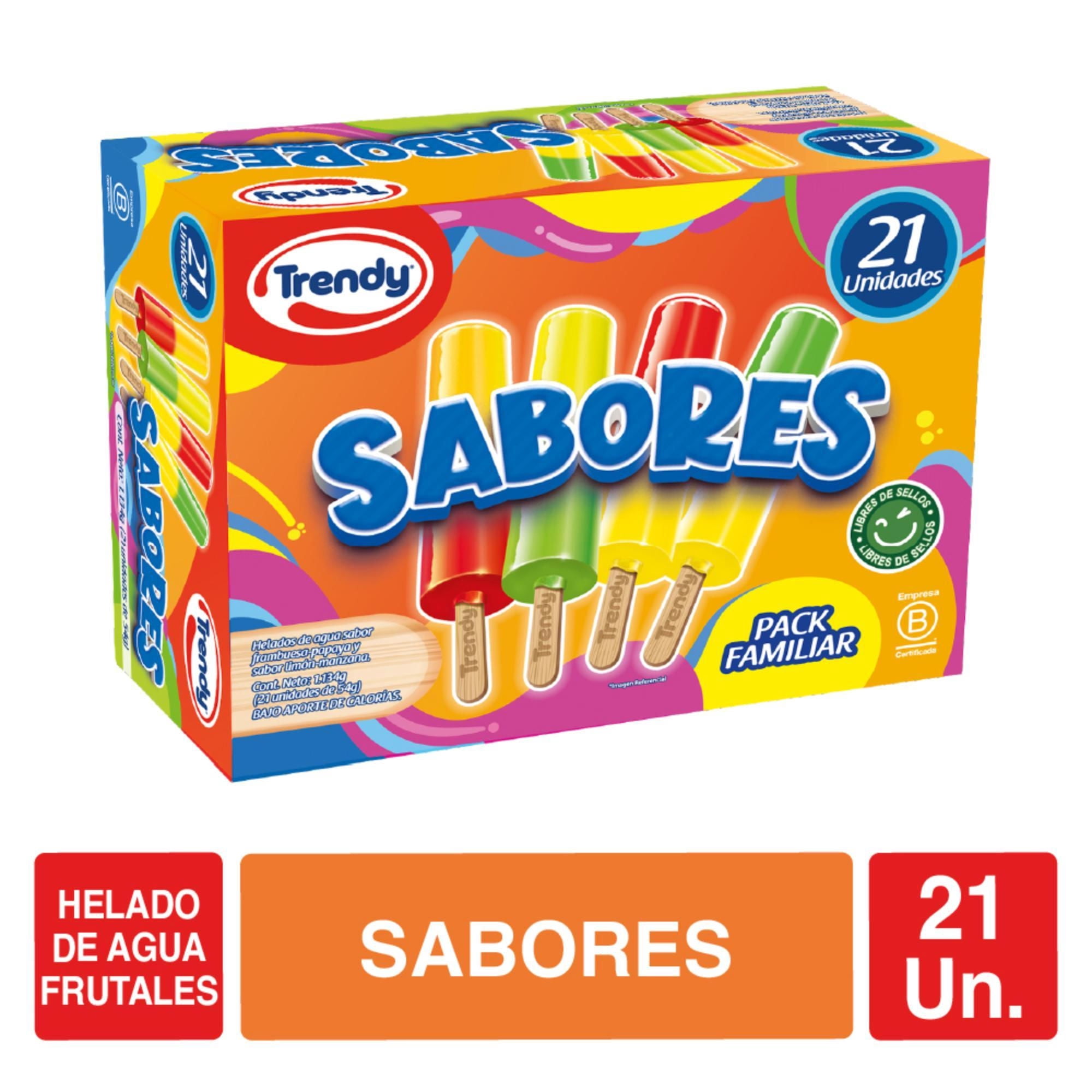 Helado Sabores Multipack caja, 21 un de 54 g | Lider