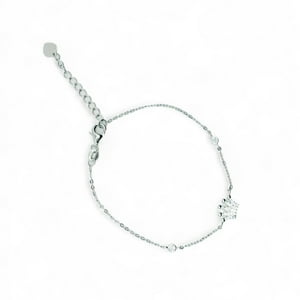 Tiana Joyas - Pulsera Con Una Corona Con Circones De Plata 925