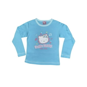 Polera Niña Hello Kitty Turquesa 4
