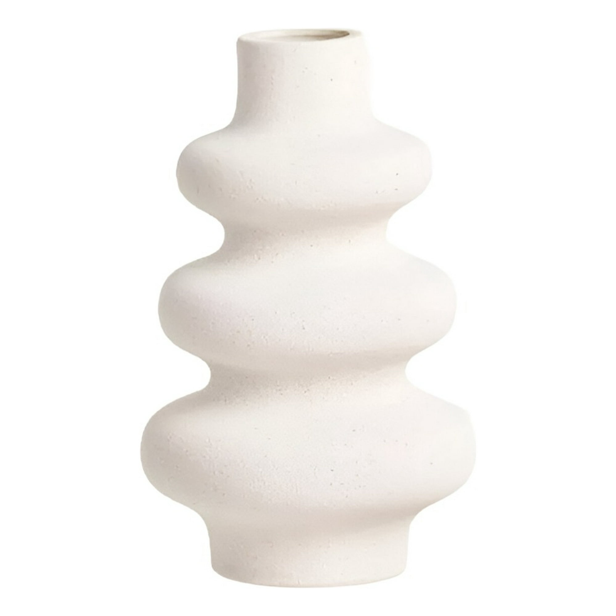 Genérico - Jarrón Ondulado Moderno Flores Minimalista 21cm Jhn