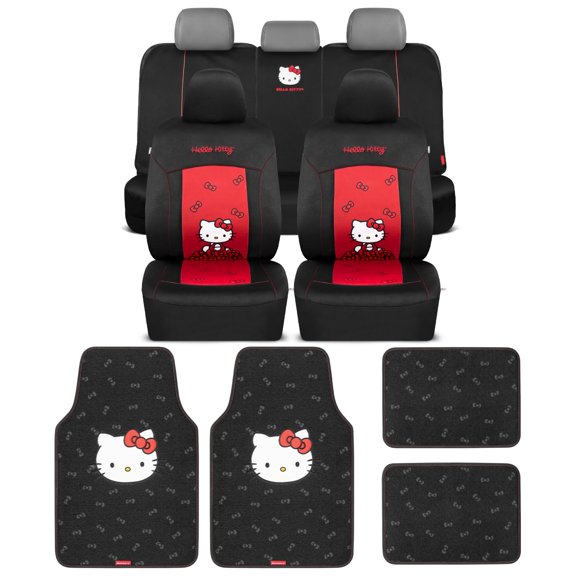 Set de Fundas de Asiento Carbella Hello Kitty - Juego Completo