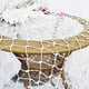 thumbnail image 3 of Decoración de red de pesca, decoración de red de pesca, decoración fotográfica de estilo mediterráneo, red de pesca natural, accesorio de red de pesca para fiestas y decoración de mesa de pared (blanc, 3 of 7