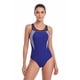 thumbnail image 1 of Traje de baño deportivo con transparencia estampado azul Talla S, 1 of 4