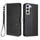 thumbnail image 1 of Funda Billetera con Relieve de Gato para Samsung Galaxy S22 5G, Negro, 1 of 6