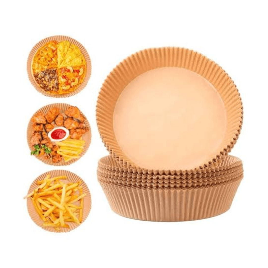 De Gaune - Papel Para Air Fryer Freidora Aire 16 Cm /100 Uni