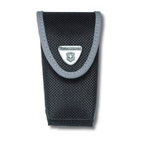 Victorinox - Estuche De Nylon Color Negro Para Cinturón, Con Compartimiento Para Linterna. Tamaño 10,6X4,8X3,5 Cm
