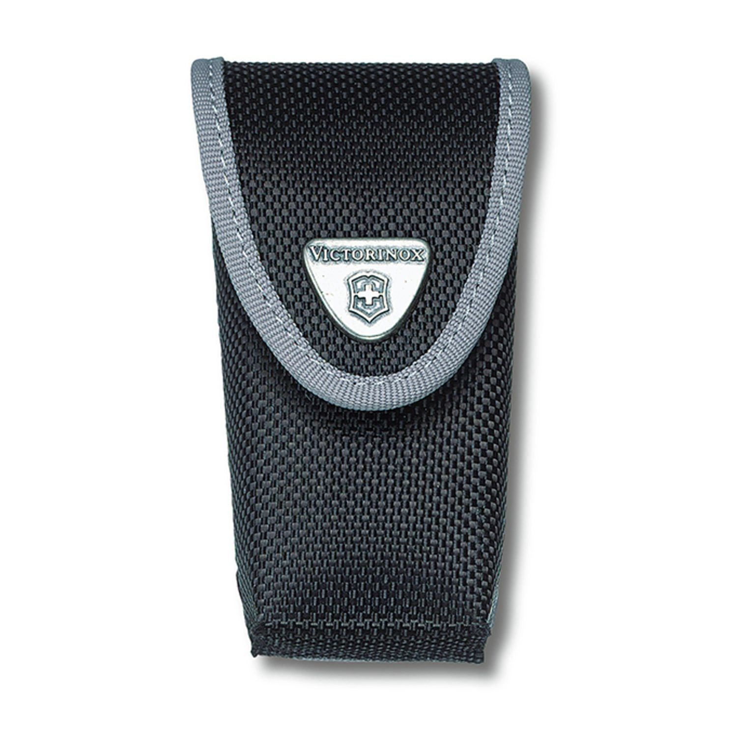 Victorinox - Estuche De Nylon Color Negro Para Cinturón, Con Compartimiento Para Linterna. Tamaño 10,6x4,8x3,5 Cm