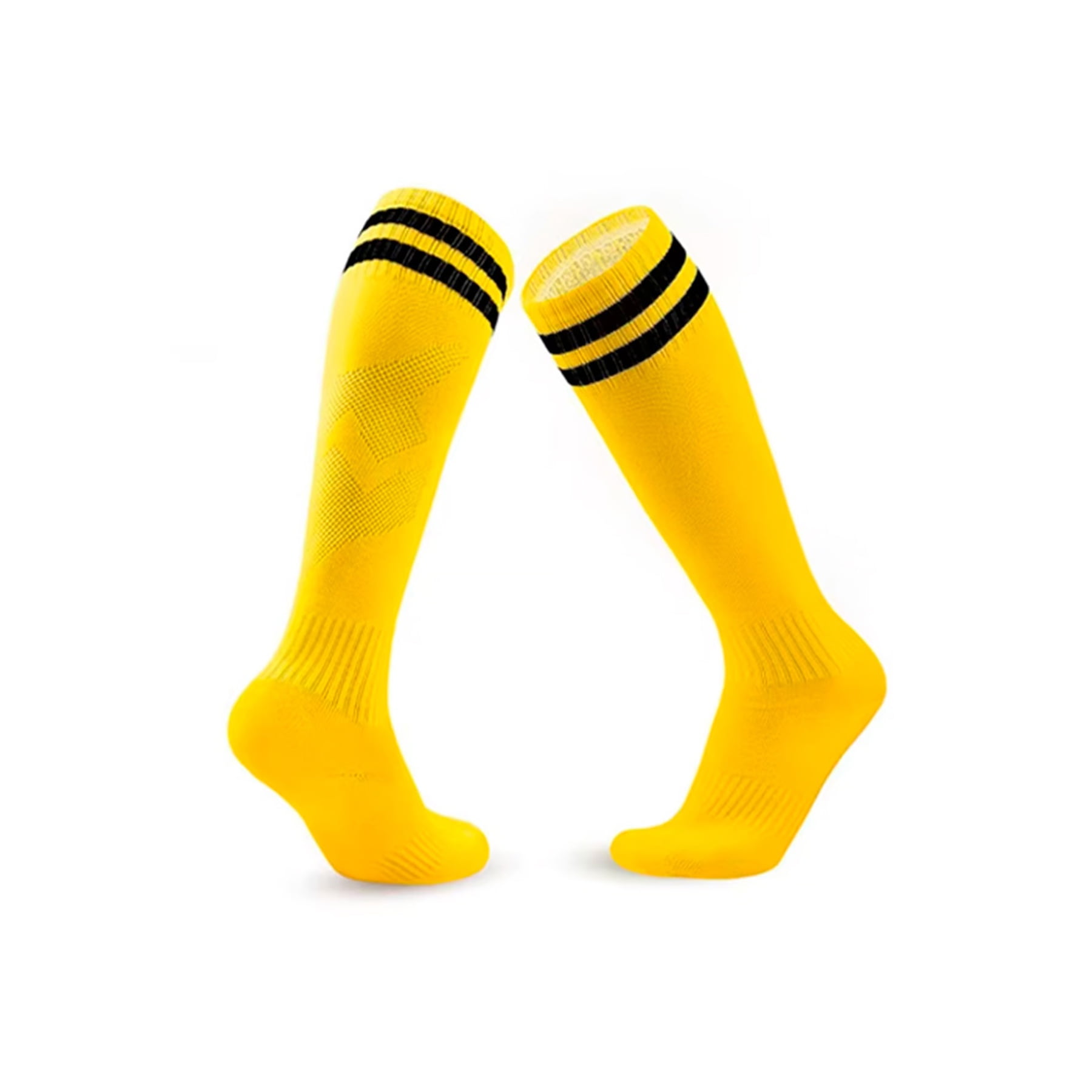 Genérico - Calcetines Futbol Pack 10x Calidad A - Amarillo