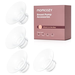 Momcozy Accesorios De Repuesto Para Extractor De Leche M5/M6/M9, Inserto De Brida De 21, 19, 17 Y 15 Mm