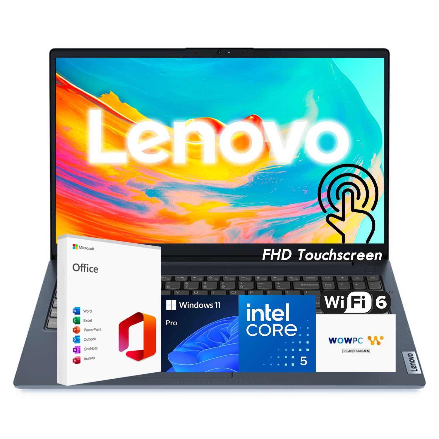 Laptop Lenovo Ideapad 15.6" Fhd Táctil I5 16 Gb 512 Gb Ssd