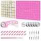 thumbnail image 1 of Juego de cortadores giratorios Headley Tools, 39 unidades, con alfombrilla de corte y regla, 1 of 7