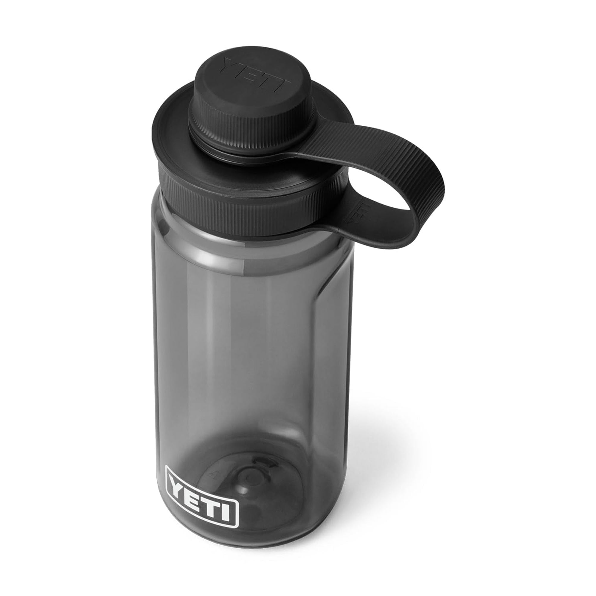 Botella De Agua Yeti Yonder De 600 Ml/20 Oz Con Tapa De Amarre, Color Carbón