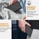 thumbnail image 3 of Funda Cartera Fibra de Carbono para Samsung Galaxy A70 con Soporte y Cierre Magnético Negro, 3 of 6