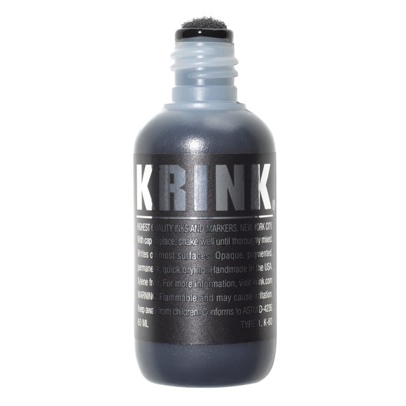Marcador de pintura Krink K-60 Negro 60 ml a base de alcohol