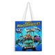 thumbnail image 1 of Mighty MonsterWheelies Bolso de tela con estampado de lienzo para mujer, bolsa de compras reutilizable y estética, con cremallera interior, regalo para mujer,40*45cm., 1 of 6