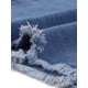 thumbnail image 5 of Chaleco de mezclilla recortado sin mangas con botones de perlas bordados y desgastados para mujer de talla grande Agnes Orinda, chaqueta casual de jean con decoración de bolsillo 2X azul claro, 5 of 6