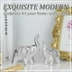 thumbnail image 2 of Un Par De Estatuas De Elefante Para Decoración Del Hogar, Cifras De Estilo Moderno, Escultura Para Oficina, Computadora O Sala De Estar (cerámica Plateada), 2 of 4