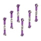 thumbnail image 4 of Varilla De Dirección De Tracción De Varillaje Servo Ajustable Para Coche RC 1/12 1/10, Color Morado, 4 of 5