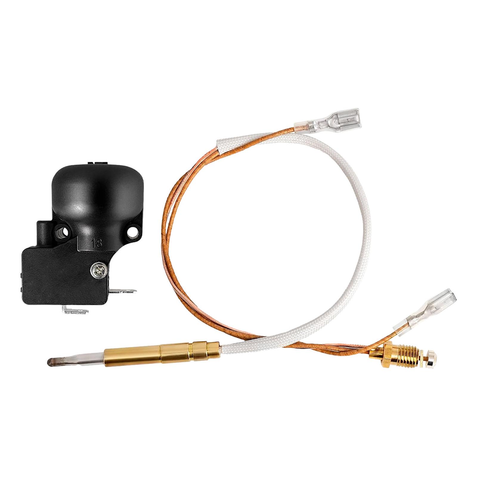 Magideal - Accesorios Del Conjunto De Control Del Interruptor De Descarga Del Termopar Fácil Instalación Durable Para Calentadores De Patio Piezas De Repuesto Pa