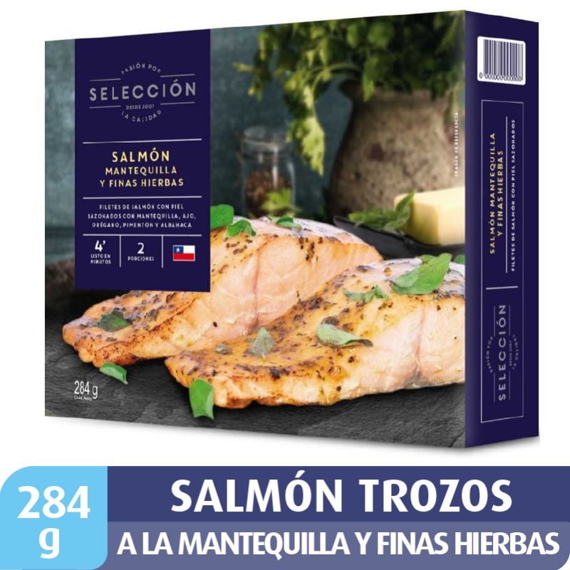 Salmón Mantequilla Y Finas Hierbas 284 g Selección
