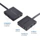 thumbnail image 2 of Concentrador USB‑C Cable Matters Dual 4K 100W PD DP1.4, 2 of 7