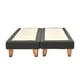 thumbnail image 3 of Base Dividida Cama Europea King 200x180 CM Gris Oscuro Felpa, 3 of 4