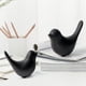 thumbnail image 5 of Adornos decorativos Notakia Small Birds, cerámica negra, 2 unidades, 5 of 9