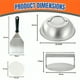 thumbnail image 2 of Kit De Prensa De Hamburguesas De Acero Inoxidable, 2 of 3